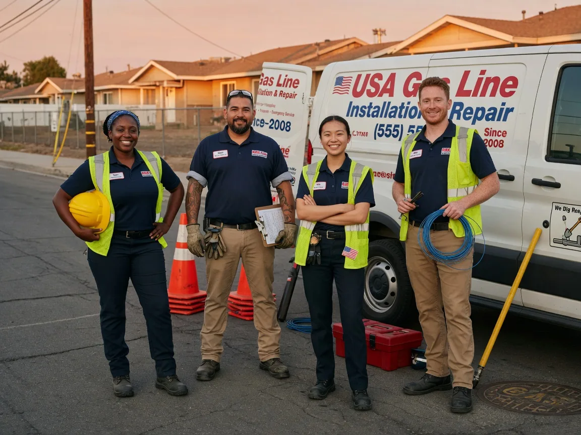 Gas Line Installation company in Lowden, IA